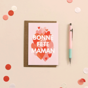 Carte postale “Bonne fête maman »